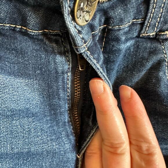 Democracy‎ artisan crafted women’s capri jeans size 8 - Picture 4 of 10